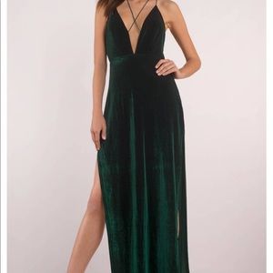 tobi velvet formal dress
